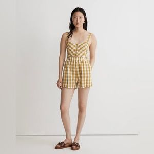 Madewell Modular Sleeveless Romper NWT!